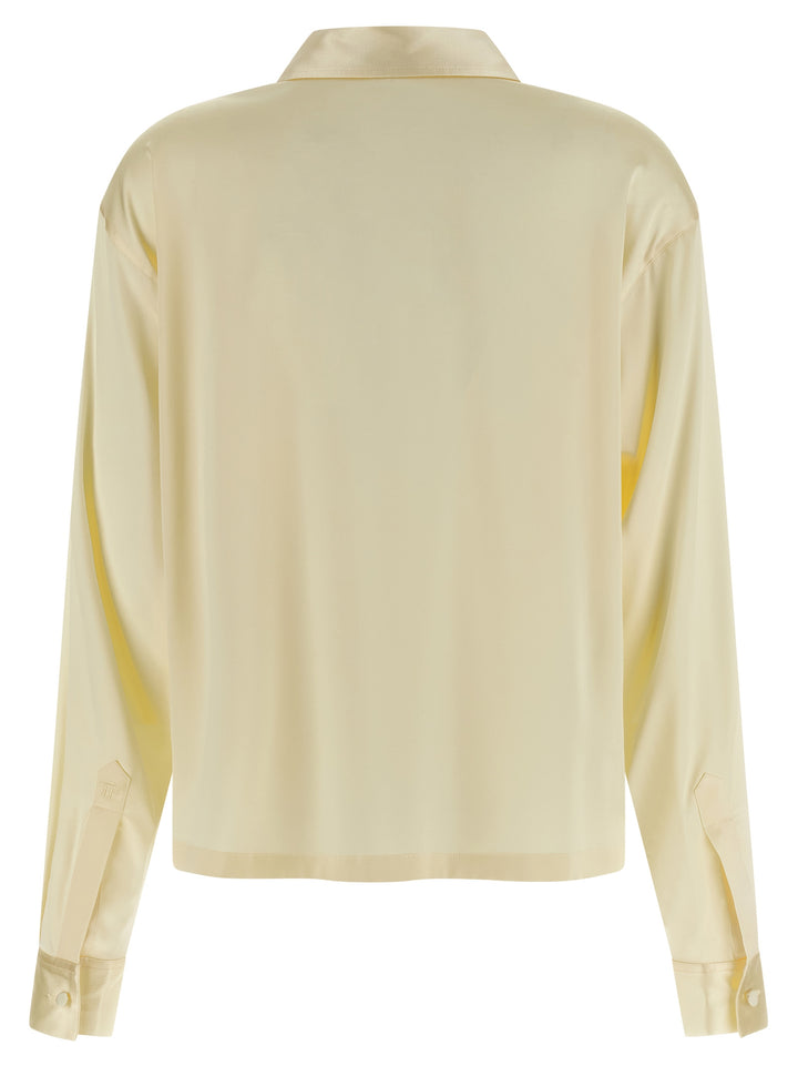 Tom Ford Silk  Shirt Polo - Giallo | 95d9e9e63211f61f7347193a932bde18ba6ff71a