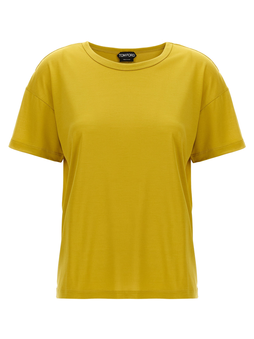 Tom Ford Silk T shirt - Giallo | aaeeb1926df04836e654cfd20d42d2b9f0181f8e