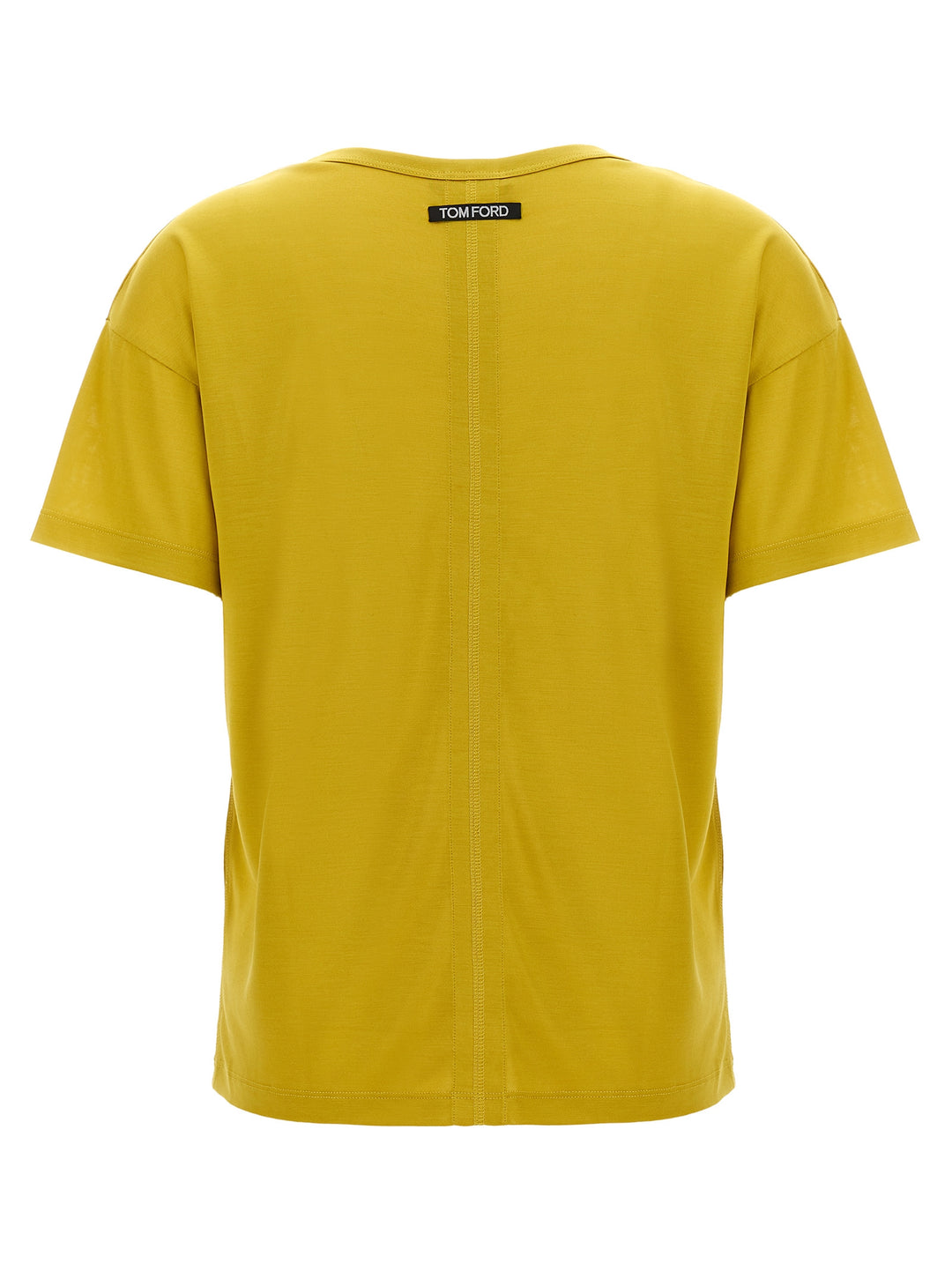 Tom Ford Silk T shirt - Giallo | 75bb18d496cb3393228250b81a31366f1ca25ac2