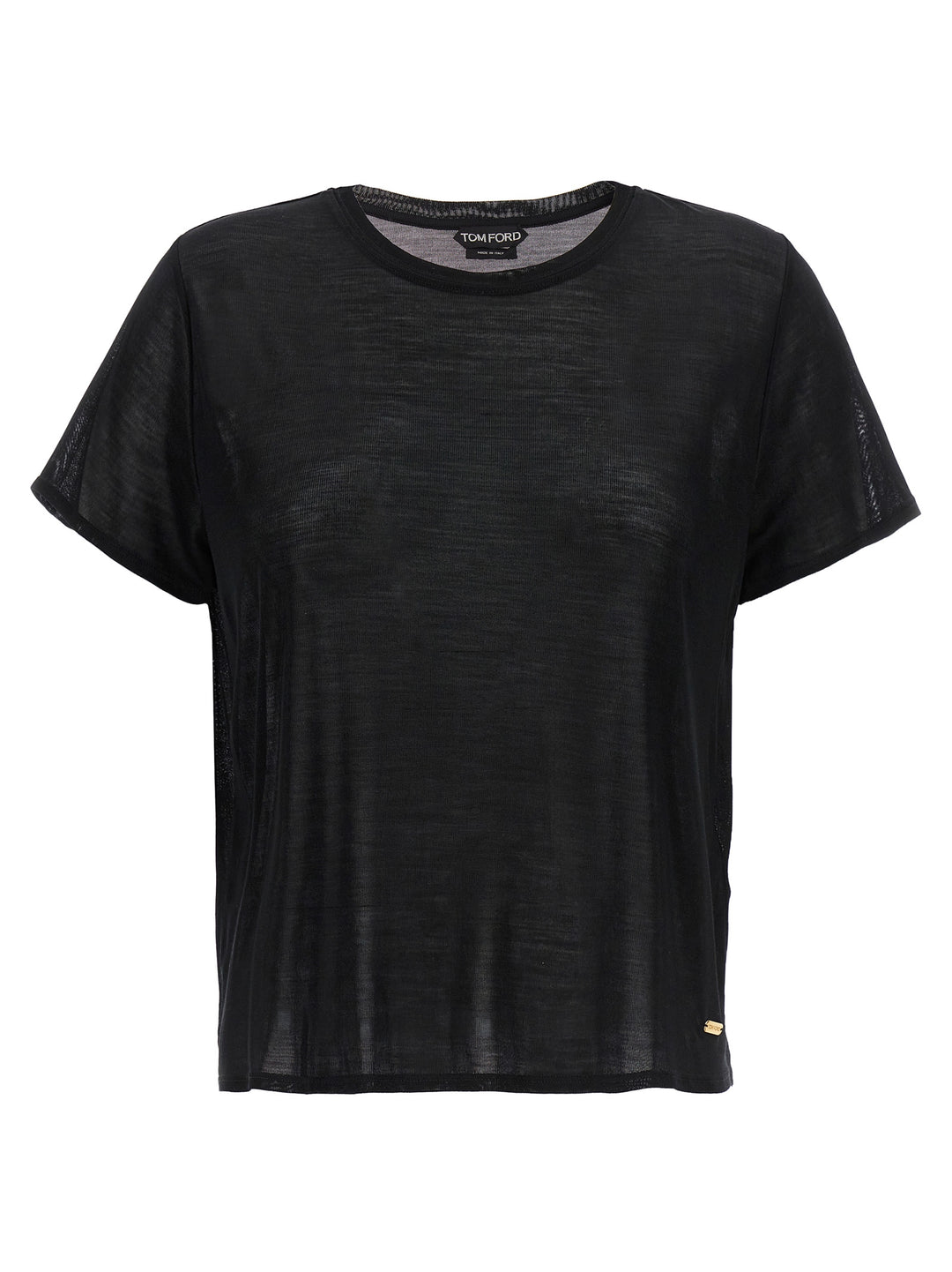 Tom Ford Silk T shirt - Nero | 55ab100a6aa4bbc1ae15834f4b3b4d30673cbf9f