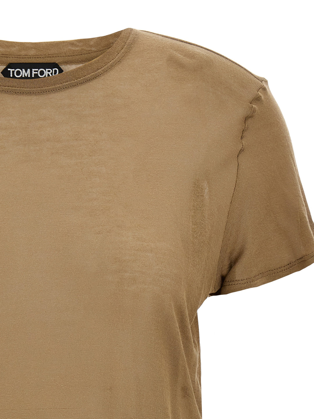 Tom Ford Bamboo T shirt - Marrone | 31c6b97c3bac4d4b2a02780c7401cfac796db2a8
