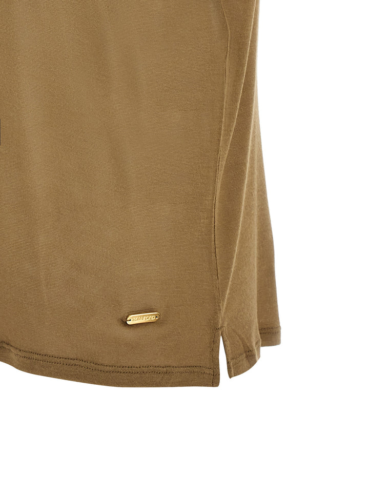 Tom Ford Bamboo T shirt - Marrone | e3748e4e6b70be2a19bae6e2473fd32c2c517769