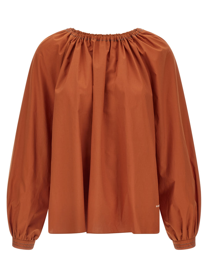 Marni Boat Neck Blouse Camicie - Arancione | da6b3aaaa133fa17bdf356b36b1cb906786a834b