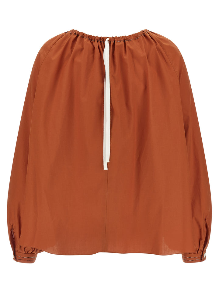 Marni Boat Neck Blouse Camicie - Arancione | 2f4b1f93982f1b07d7483f36f6268dfc20d140c5