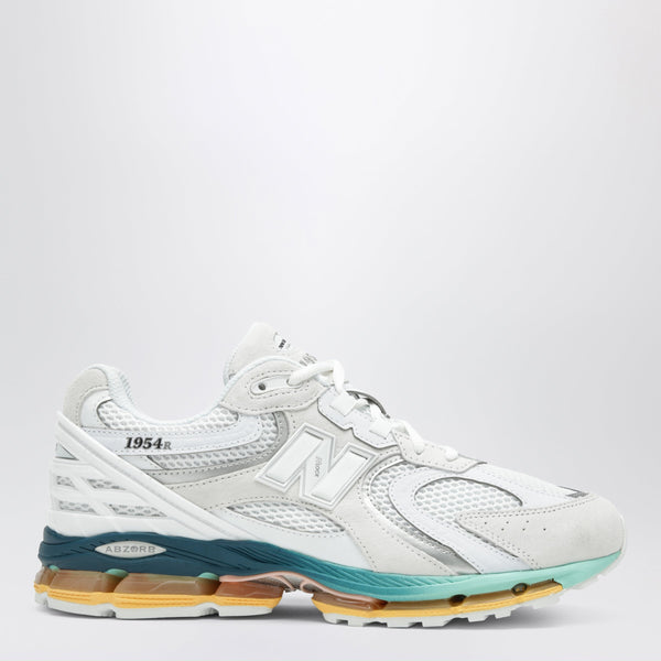 White And Mint Green 1954 R Sneakers