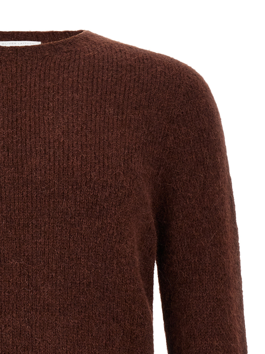 Oliver Lattughi Crew-Neck Sweater Maglioni - Marrone | 11c8fdcfcad8d1186af0dff1a2077427de601ccb