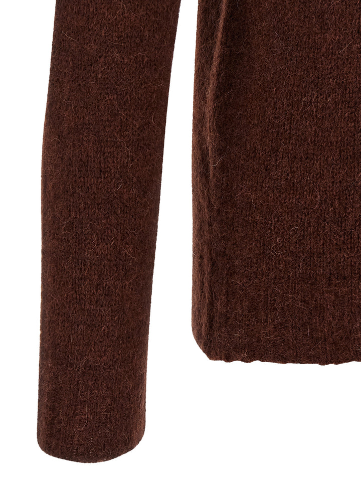 Oliver Lattughi Crew-Neck Sweater Maglioni - Marrone | db174dda6cf0f67d6e0812824b1d3ea3c909f329