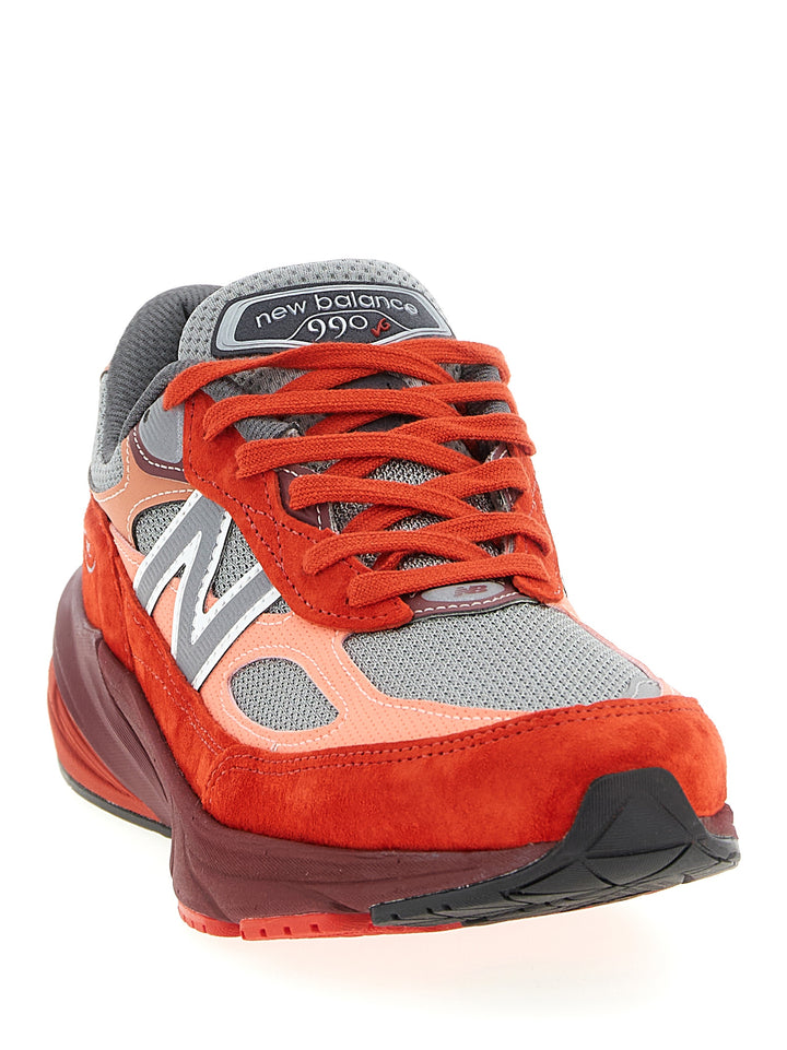 New Balance Made In Usa 990v6 Sneakers - Rosso | 627fd16d38e8e5a48b86848aade7eb79d7f3a003