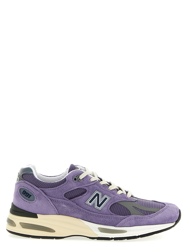 New Balance Made In Uk 991v2 Sneakers - Viola | efe7386b29f0a7b55a8bb9e82fc209fc0c95080c
