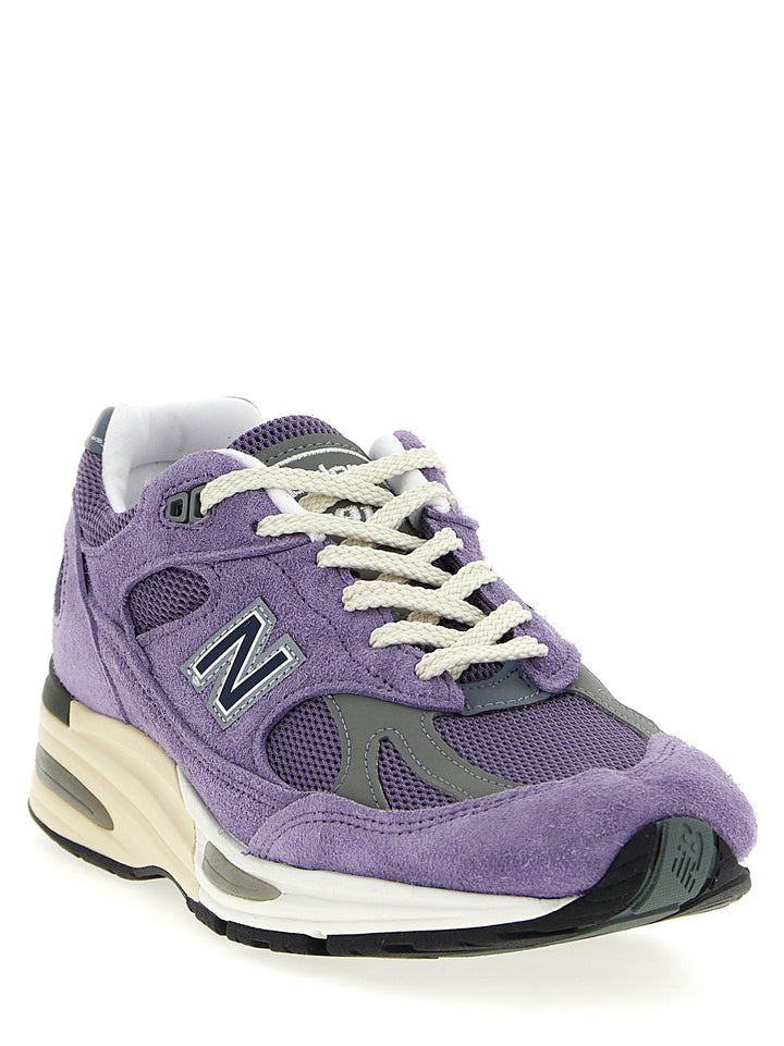 New Balance Made In Uk 991v2 Sneakers - Viola | 01e5c0351a989c745eea5d48fe054d2e8dcee335