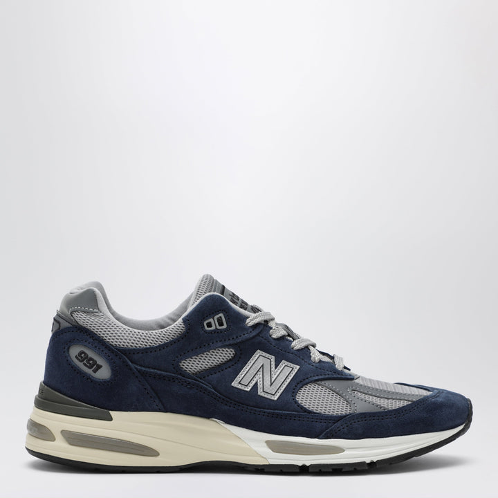 New Balance In UK gefertigter Blauer Suede Sneaker