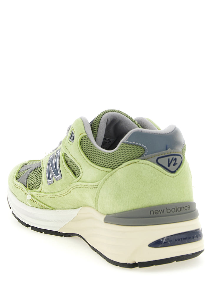 New Balance Made In Uk 991v2 Sneakers - Verde | 065192e15304edbd686c057984426541cc0fd191