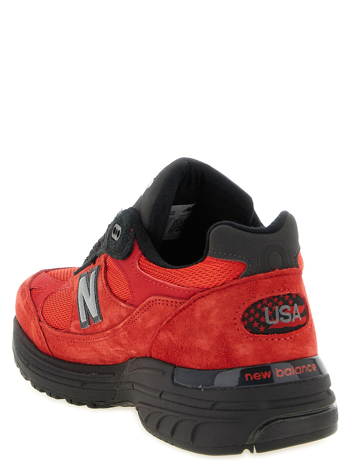 New Balance Made In Usa 993 Sneakers - Rosso | e56f3f32e760bac0158cf3c2133d4cf269f3caa2