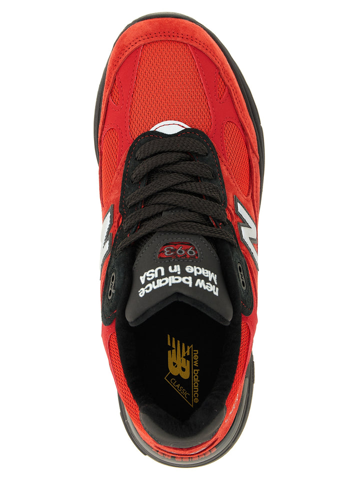 New Balance Made In Usa 993 Sneakers - Rosso | 01080703d48329e112c2fcda4233b2fe634dc209