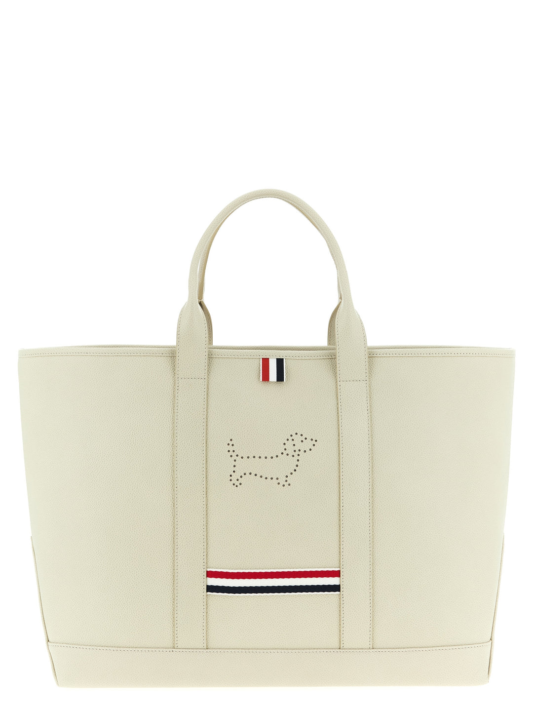 Thom Browne Tool Tote Tote - Bianco | 457e3692a7600d4ab272267f7561efa59e22e50d