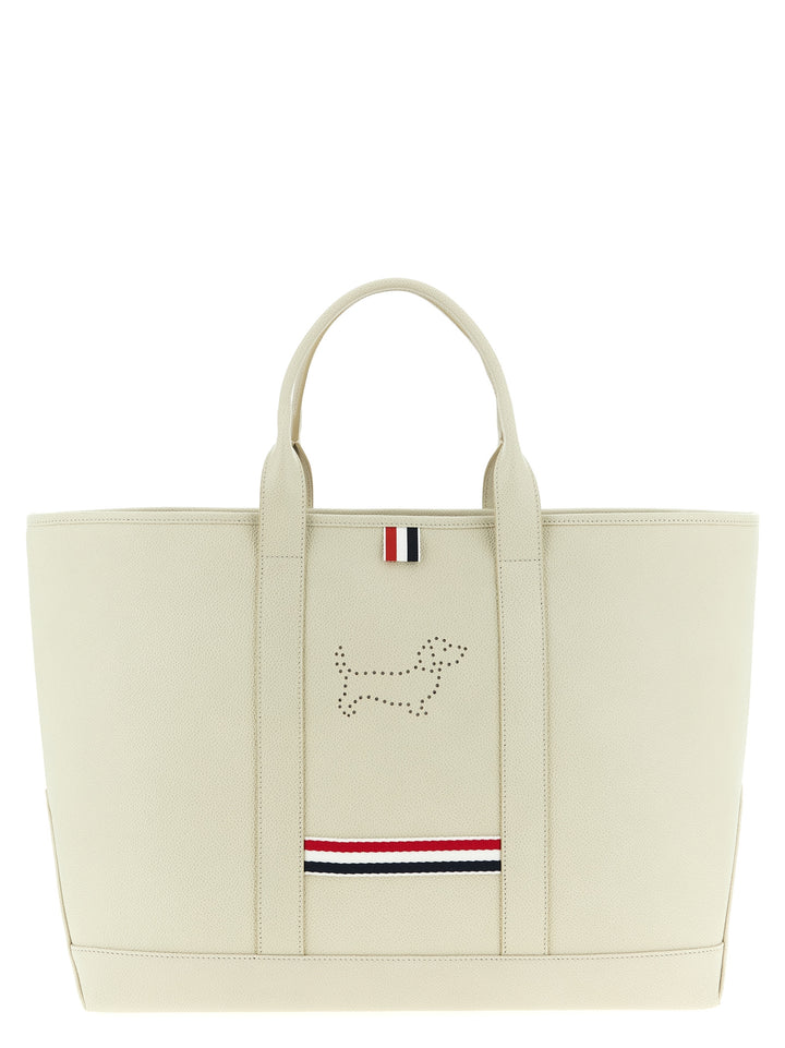 Thom Browne Tool Tote Tote - Bianco | 457e3692a7600d4ab272267f7561efa59e22e50d