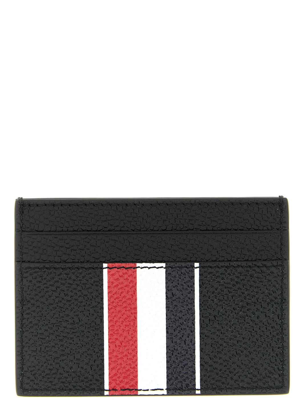 Thom Browne Rwb Card Holder Portafogli - Nero | a33ce70350cda6316311aeab6cdd1896f84c5fce