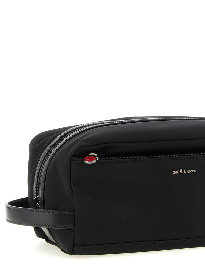 Kiton Metallic Logo Beauty - Nero | c02fdd3b32579ea349c9351bcfdac16721832a4f