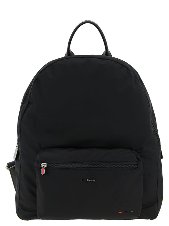 Nylon Backpack Zaini E Valigie Nero