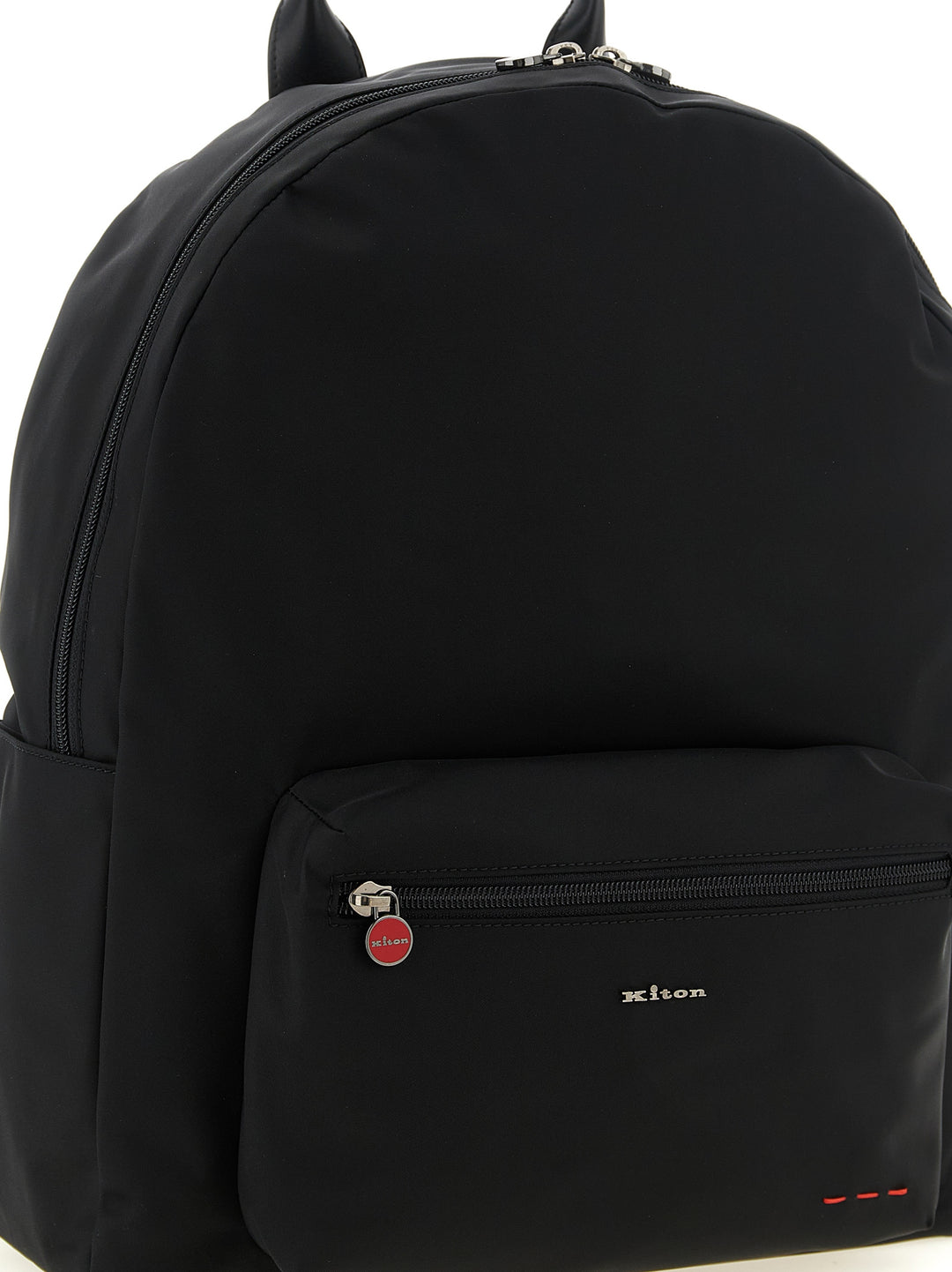 Kiton Logo Backpack Zaini e Valigie - Nero | c21f175dfecc83f316f36322397c3b22acc8af56
