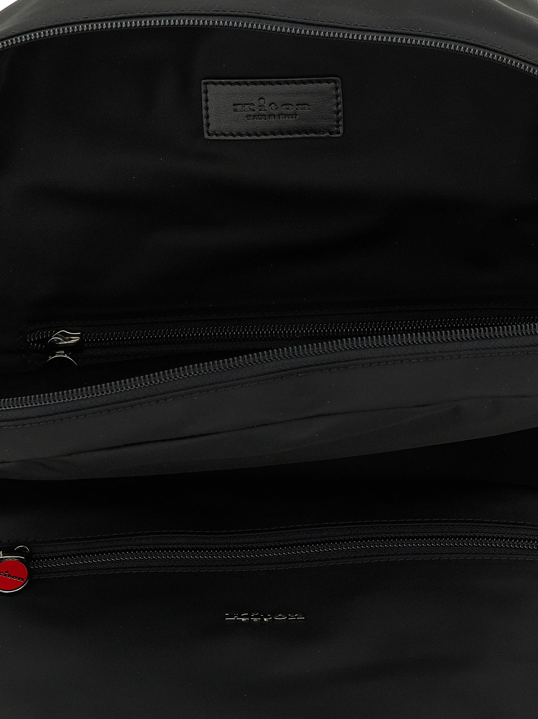 Kiton Logo Backpack Zaini e Valigie - Nero | 33be443fbddc984dc9c082057da5952cbf23e3e5