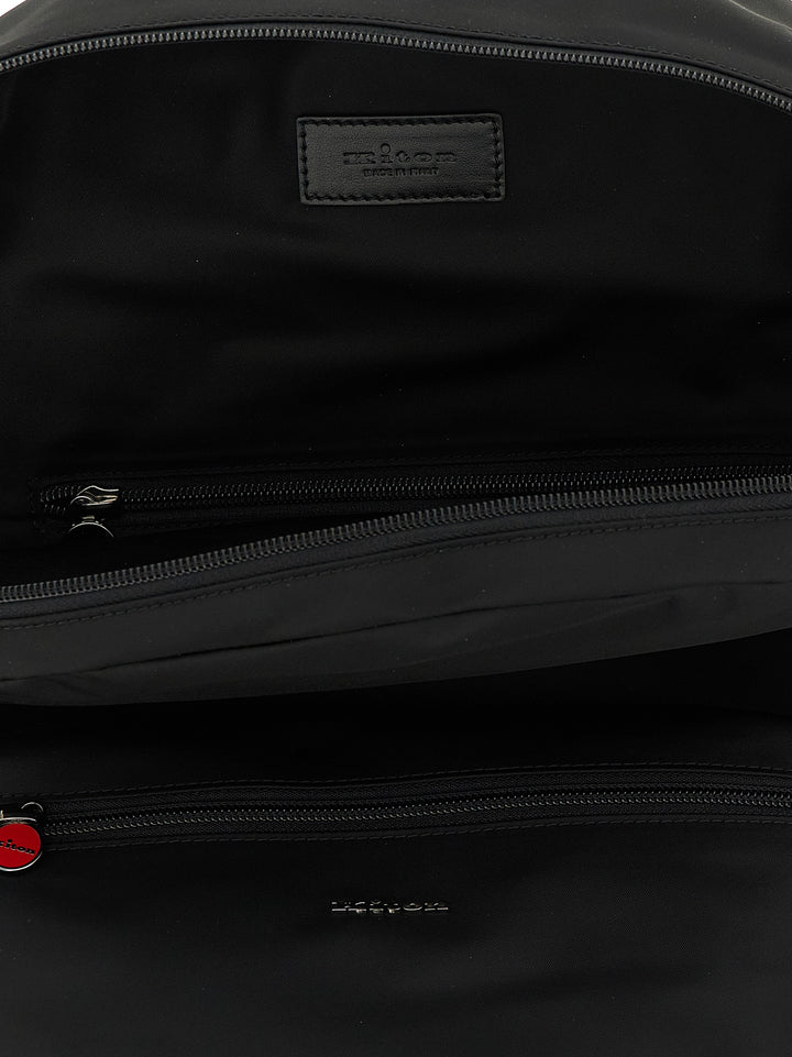 Kiton Logo Backpack Zaini e Valigie - Nero | 33be443fbddc984dc9c082057da5952cbf23e3e5