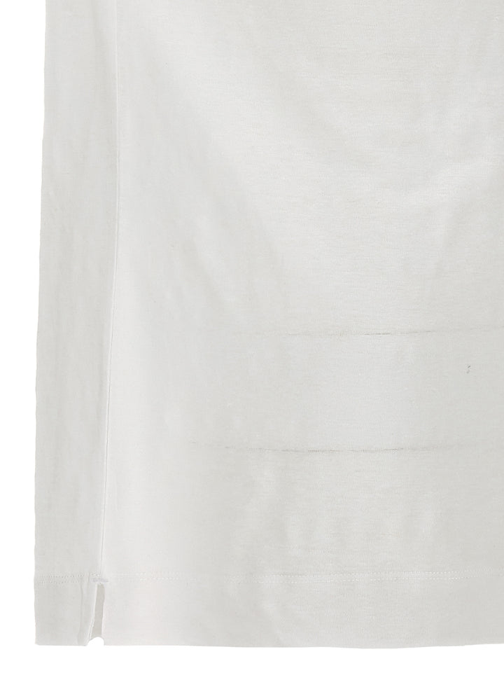 Linen T Shirt Bianco