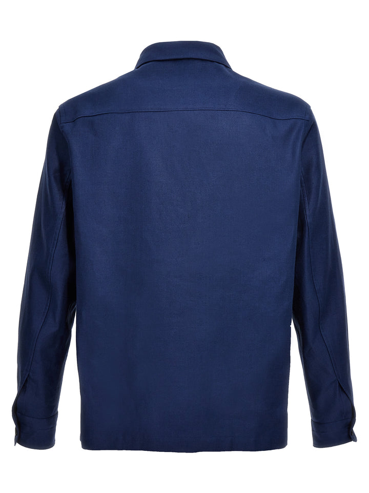 Linen Jacket Giacche Blu