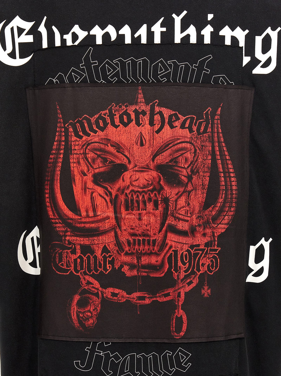 Motorhead Patched T Shirt Nero