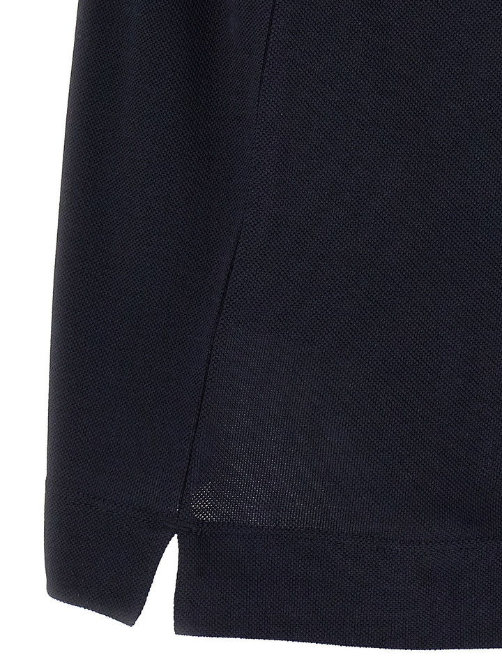 Zegna Piqué  Shirt Polo - Blu | d05e658a108b00419f143409595c66d695e4389a