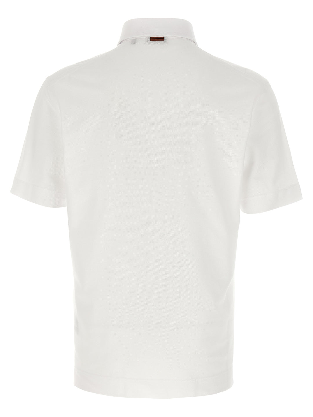 Zegna Piqué  Shirt Polo - Bianco | 6aa536bc1b1abad91f088056191994ea1b0e5d26