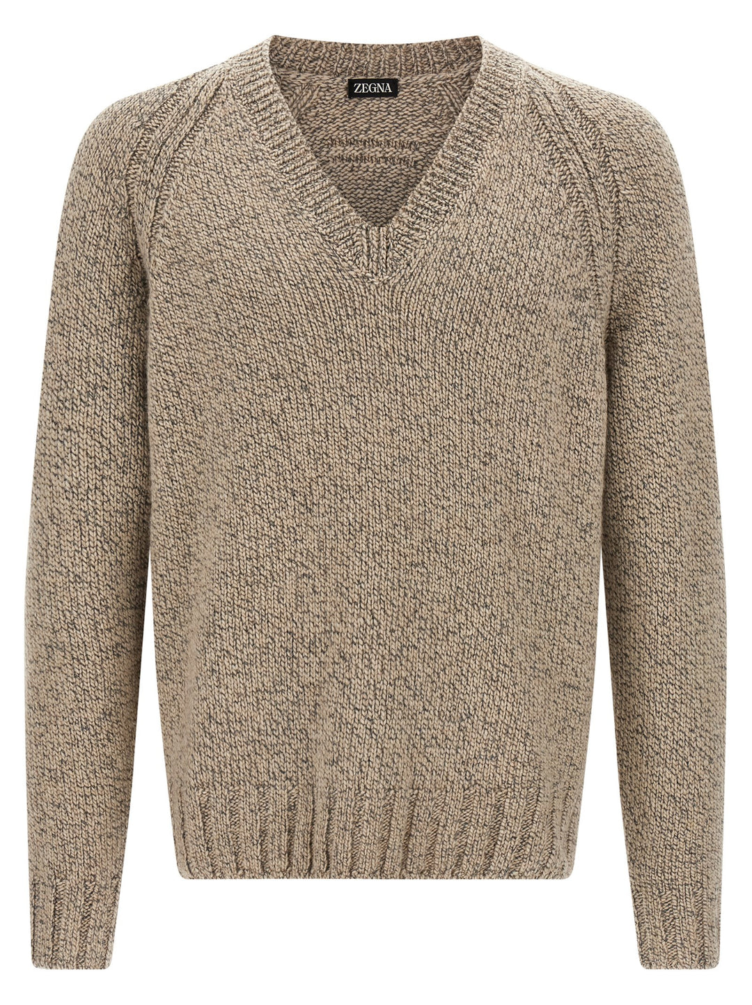 Zegna Cashmere Sweater Maglioni - Beige | 4b2083807e16cf20074455b137affb79890d9f25