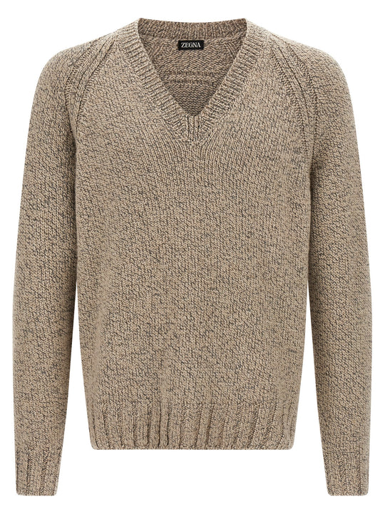Cashmere Sweater Maglioni Beige