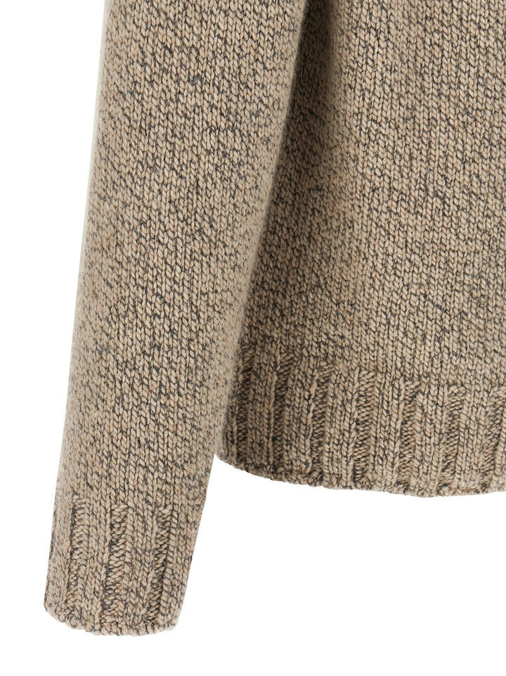 Zegna Cashmere Sweater Maglioni - Beige | 9113f6ff281f3debb1bba8fb27e35eff2790c40a