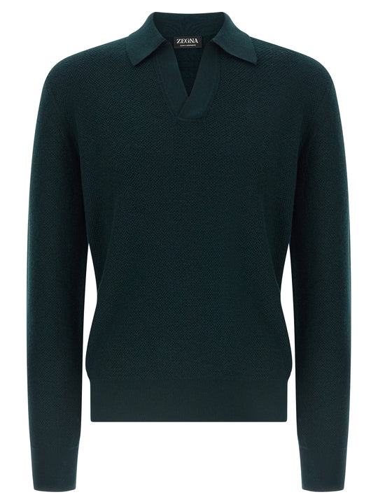 Oasi Cashmere Polo Verde