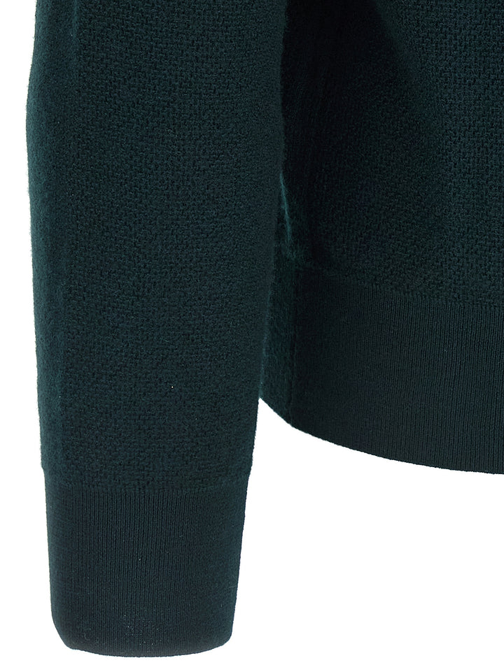 Zegna Oasi Cashmere Polo - Verde | 46aa49a613386da85221168915dfe9f97669e5cb