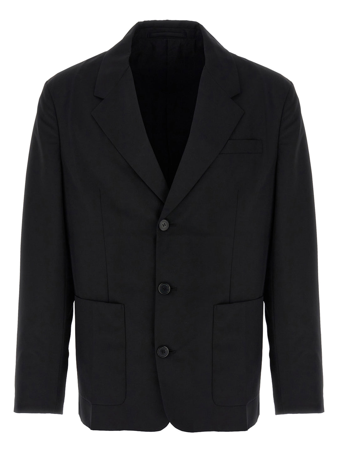 Prada Single-Breasted Blazer - Nero | 970a9f01fe158c35150fd486b896360de4fca46f