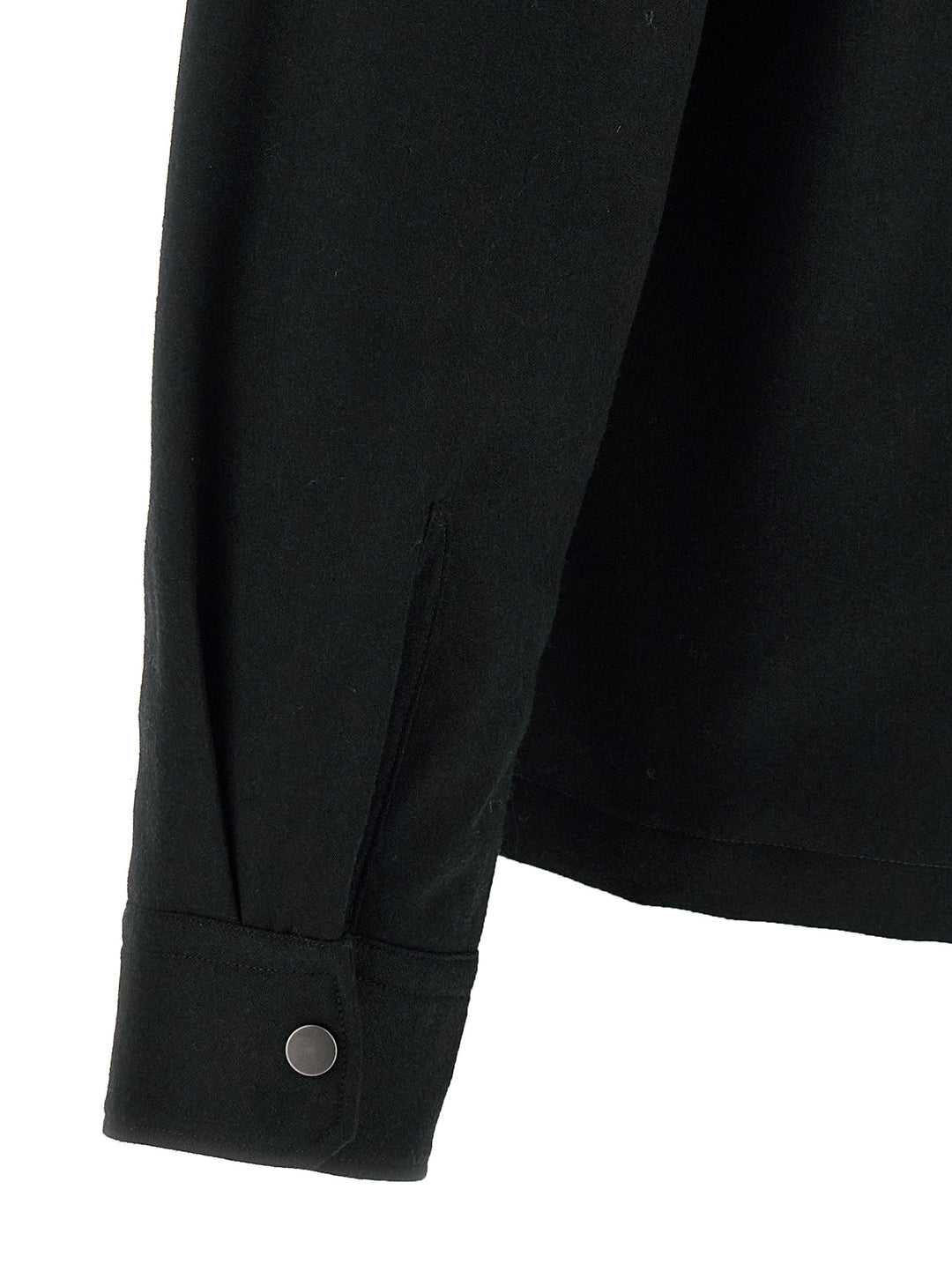 Zegna Techmerino Overshirt Camicie - Nero | 6c344ecdc561cc81dd846dd40727bbfd37b7dbd3