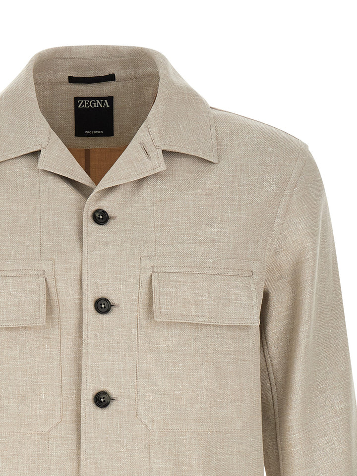 Zegna Crossover Camicie - Grigio | 5047a58af870391bdface88e1202e6ce26233ce4