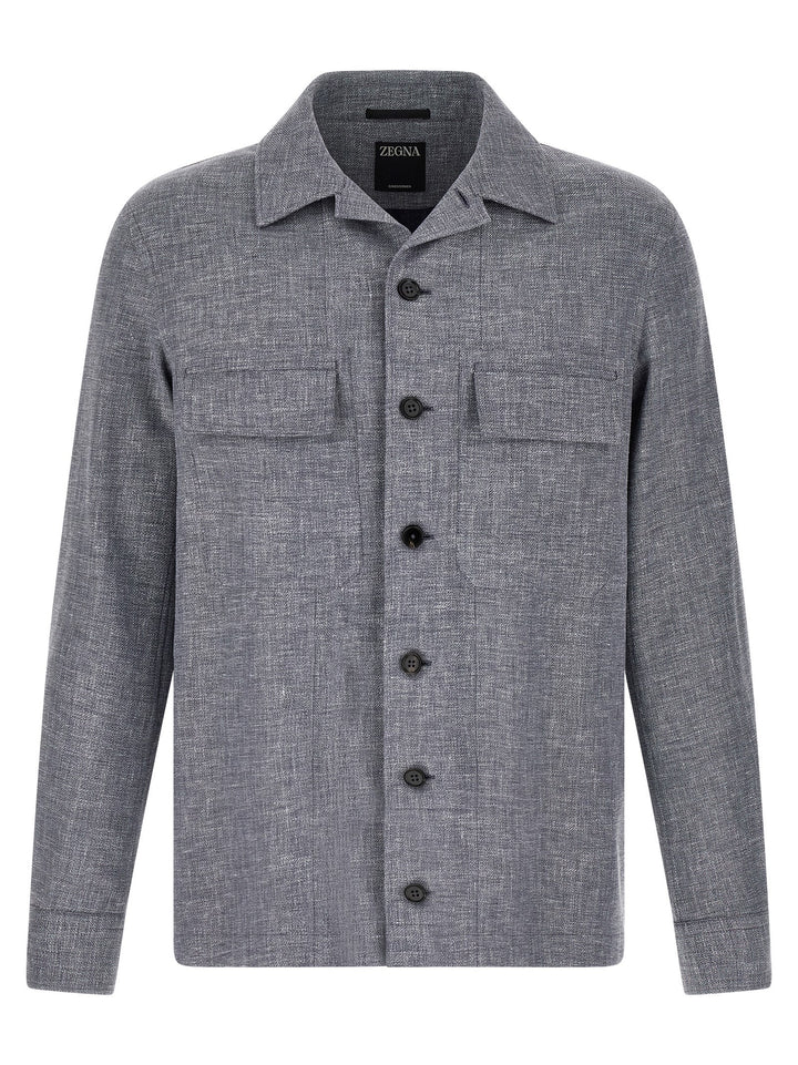 Zegna Crossover Camicie - Blu | be1e7e6150db350d29592042a05cb6277b0d0835