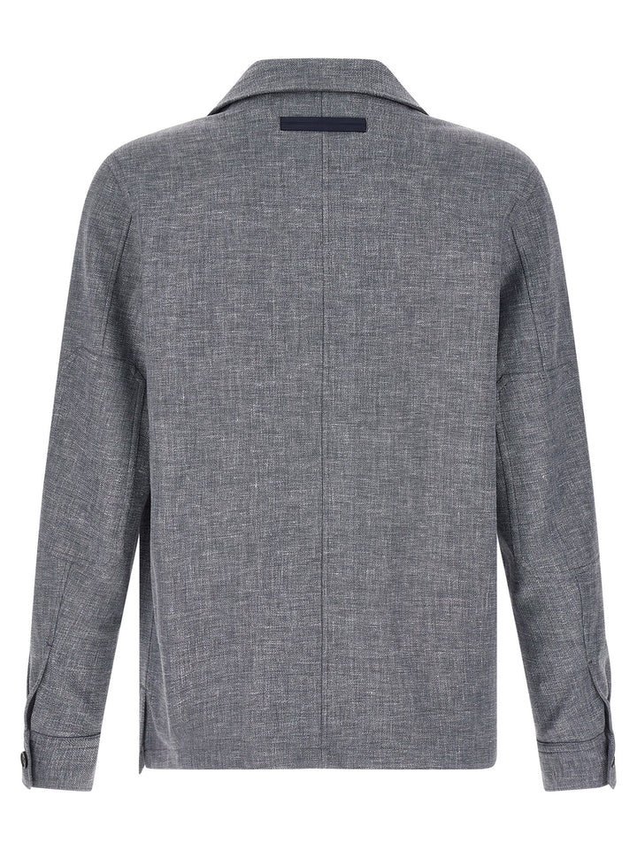 Zegna Crossover Camicie - Blu | 9a82c141ff363851bc70bcd5ddaad28adba52127
