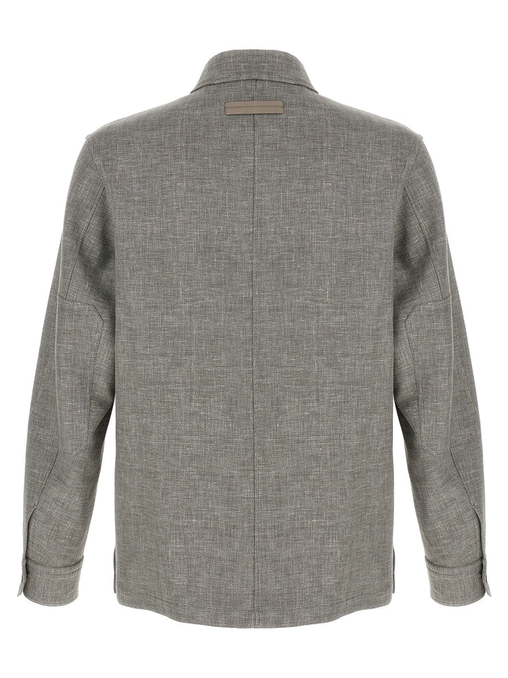 Zegna Crossover Camicie - Beige | f75cb352392e5fa7aef0bcf1650e4d363c114975