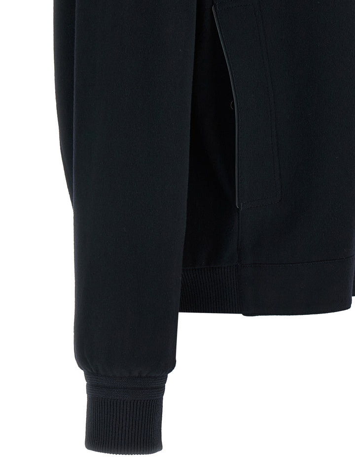 Zegna Oasis Cashmere Bomber Jacket Puffer Jackets - Blu | d355b9f9a66adda9b64ec803de7969beeb6d5d61