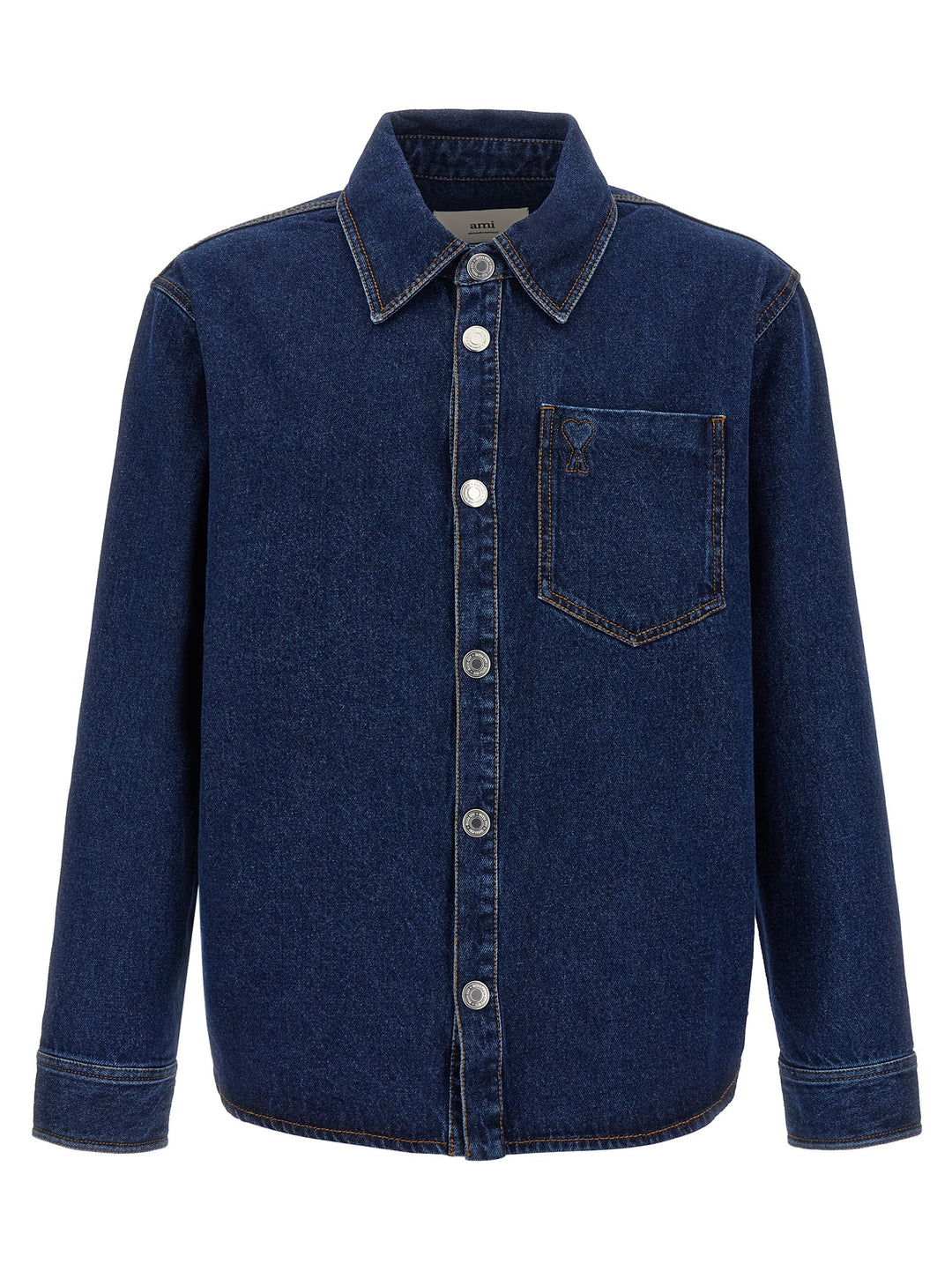 Ami Paris Ami De Coeur Camicie - Blu | 03579f781b8aac55780c5b75793200729134816d