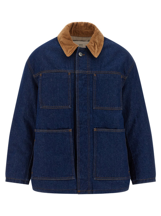 Worker Puffer Jackets Blu