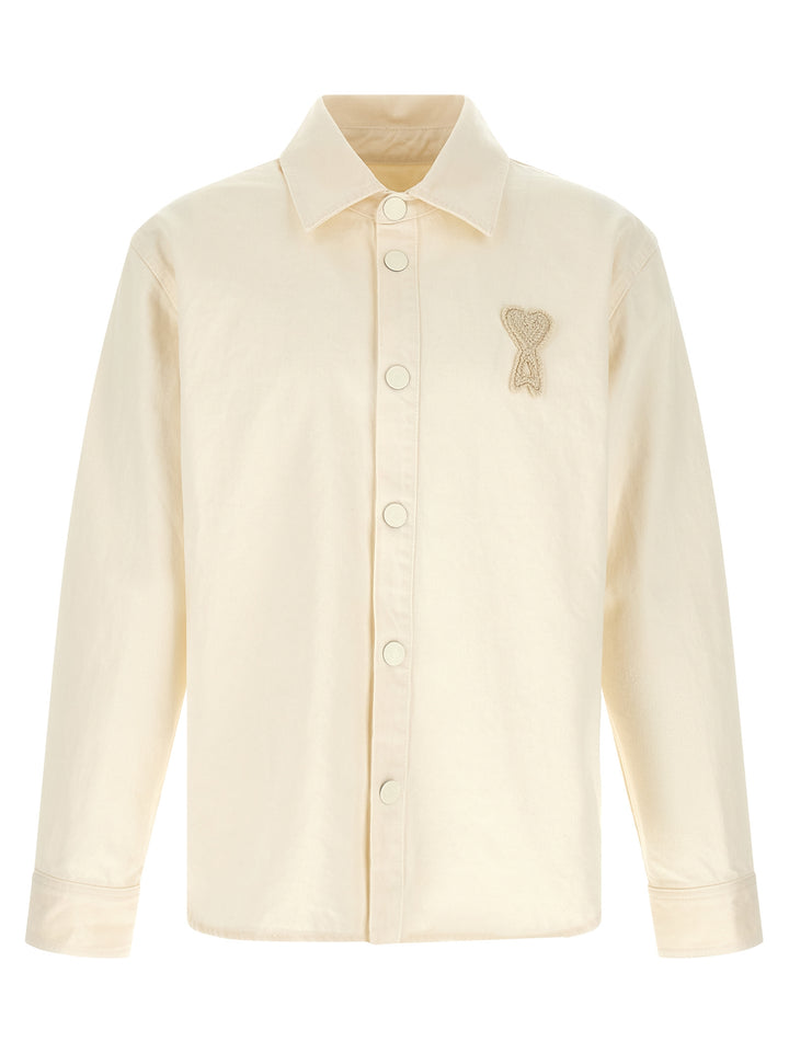 Ami Paris Ami De Coeur Camicie - Beige | 964375c3d44004d9ca0b2c1e4b1db7e10a627e89