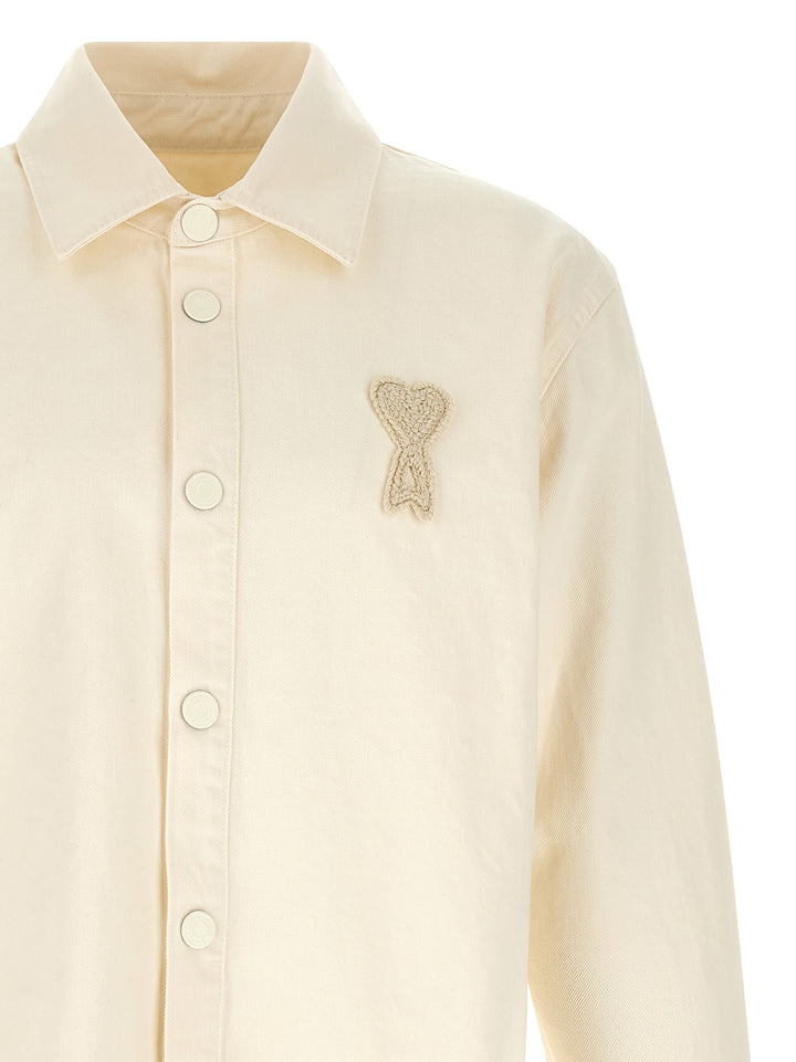 Ami Paris Ami De Coeur Camicie - Beige | 6bb7f719a1f0b3eb542789bb6747b46f0cb9c74f