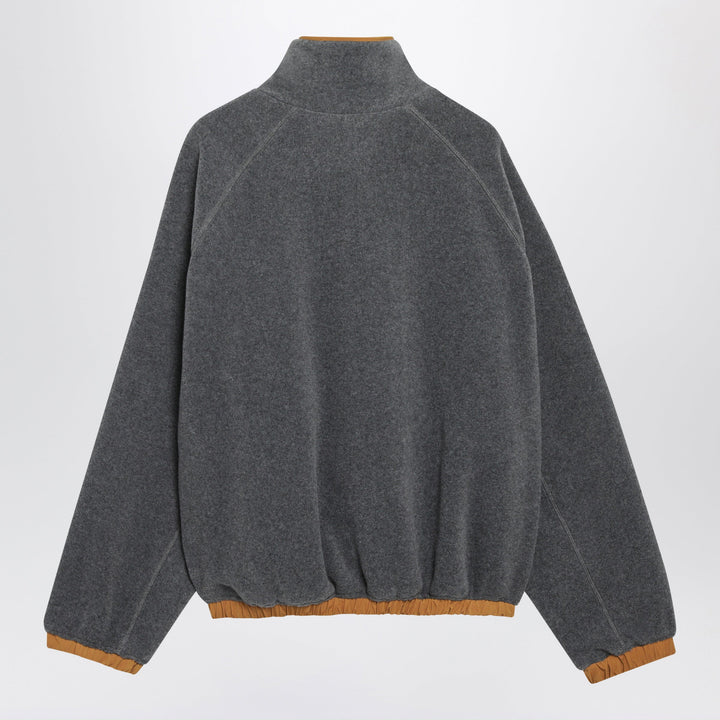 Ami Paris Vareuse Polaire Gris Cendré