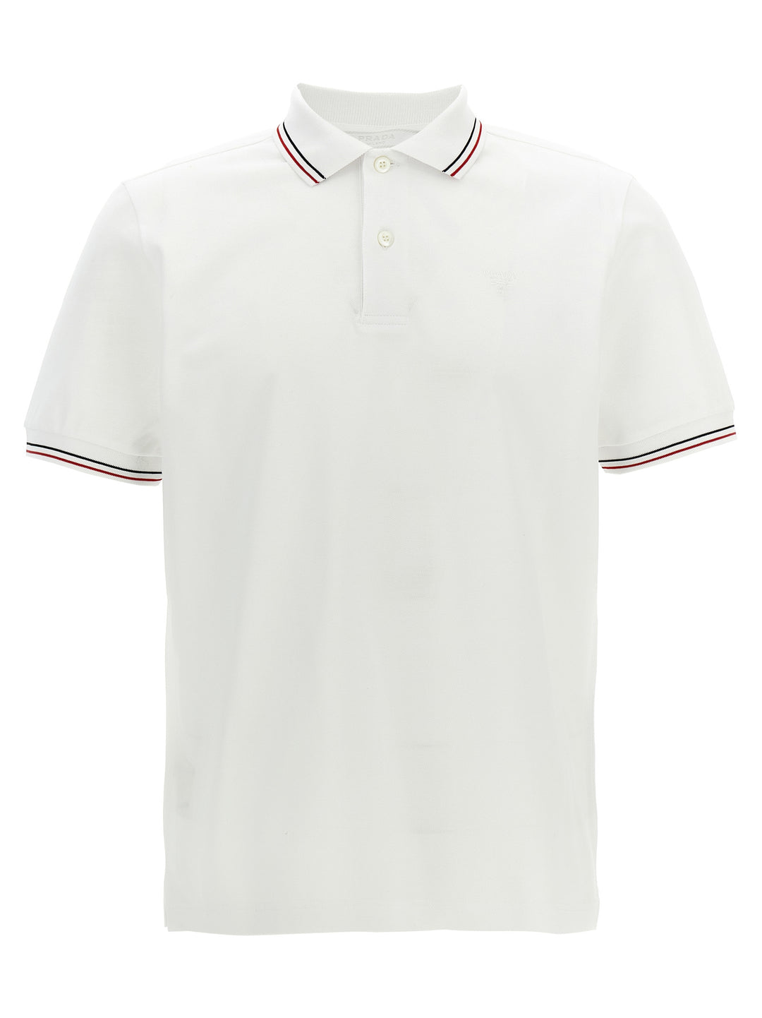 Prada Piqué  Shirt Polo - Bianco | fc6c70f84246dc92e22904b1df7f520626f9a6a2