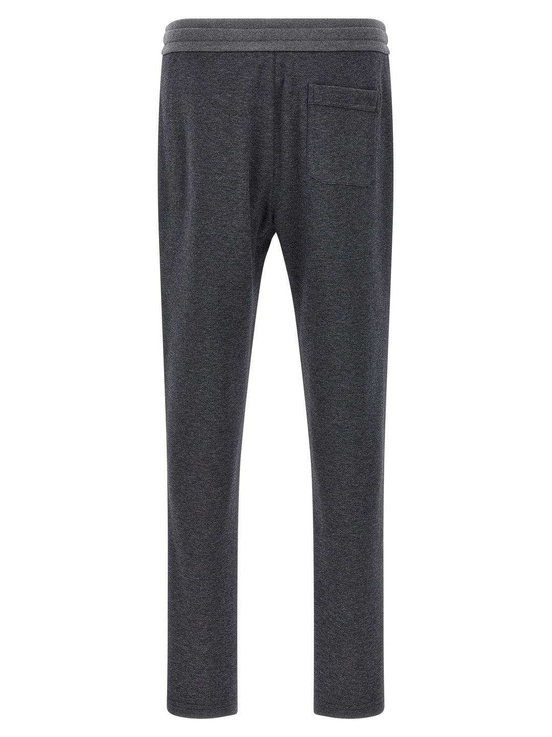 Brioni Piquet Joggers Pantaloni - Grigio | f79cb95dc018fda52116c1d4b107aea655a72f9c